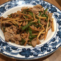 ninnamee's cooksnap of when they made ★超簡単★砂糖と醤油で★青椒肉絲★.