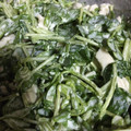 ゆうか❋3児の母's cooksnap of when they made 豆苗とササミのわさびマヨ和え.