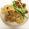 mami·358's cooksnap of when they made 柔らか♡鶏ささみのハニーマスタードピカタ.