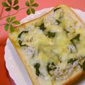 nekoland's cooksnap of when they made 簡単！じゃこトースト.