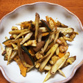 saiaqua3's cooksnap of when they made かぼちゃ、ごぼう、アーモンド美肌炒め.