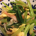 marmite☆'s cooksnap of when they made 小松菜とカニかまとたまごの塩にんにく炒め.