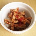 uw1020's cooksnap of when they made レンジで♪ゴボウの梅おかか和え.