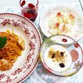 花味うさぎ's cooksnap of when they made 桃モッツァレラ.