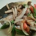 おひさまいつき's cooksnap of when they made タラのムニエル夏野菜のソースで.