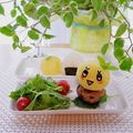 はずき's cooksnap of when they made ふなっしーバーグ☆大根おろしアート.