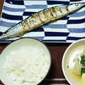 さかいみゆ's cooksnap of when they made さんまの塩焼き☆簡単まるごと一尾☆.