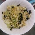 ママリン0113's cooksnap of when they made 海苔めんつゆキャベツサラダ.