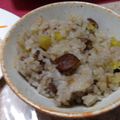 おるご's cooksnap of when they made 甘栗とさつまいも入り雑穀ごはん.