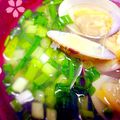 ちまてぃ〜's cooksnap of when they made 「あさりの味噌汁」.