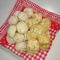 とりぞうくん's cooksnap of when they made スノーボールクッキー。簡単！2種類！.