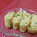 赤い電話's cooksnap of when they made ネギの卵焼き.