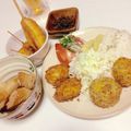 mikkosann's cooksnap of when they made バジル風味のチーズINコロッケ.
