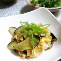 ＴＯＭＯＷＡＴ's cooksnap of when they made なすと卵のオイスター炒め♡.