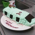 クックE8JQDH☆'s cooksnap of when they made デコケーキ　新幹線はやぶさ.