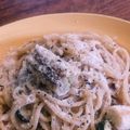 さとちゃん★'s cooksnap of when they made 長ネギの味噌ミルクチーズパスタ.