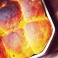 ゆきだるまggg's cooksnap of when they made ほんのり甘いかぼちゃのちぎりパン♪.