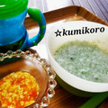 ☆くみころ's cooksnap of when they made 離乳食　ほうれん草としらす粥♡.