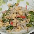 クックTSILSL☆'s cooksnap of when they made 彩り◎♪きゅうり・カニかま・卵の酢の物♪.