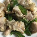 クック1Y5T58☆'s cooksnap of when they made 簡単☆ピーマンと鶏ももの塩麹炒め.
