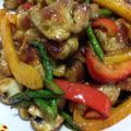 yuki☆chi's cooksnap of when they made 鶏肉のパプリカとエリンギのカレー炒め.