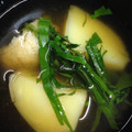 ♪まるえ's cooksnap of when they made たこまんま★蛸の卵・海藤花と里芋の煮付け.