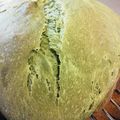 マロン625's cooksnap of when they made パウンド型で焼く 簡単 抹茶山型パン.