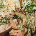 ぶきっちょちぃちゃん's cooksnap of when they made 鮭と絹さやのマスタードマヨ炒め.