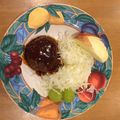 ♪☀︎おはよう☆♪☆'s cooksnap of when they made 玉ねぎシャキッ♡お肉を味わうハンバーグ♪.