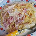 カツりん's cooksnap of when they made 卵と牛乳で作るかんたんカルボナーラ.