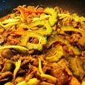 takatopiko's cooksnap of when they made 夏にオススメ♪ゴーヤと牛肉の甘辛炒め☆.