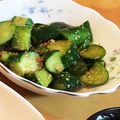 miya327's cooksnap of when they made 簡単おつまみ☆ピリ辛ごまきゅうり.