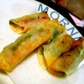 akixas's cooksnap of when they made 揚げないチーズ春巻き３種.
