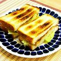YUZVIO's cooksnap of when they made ダイエット中のカツサンド風☆豆腐サンド.