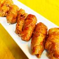 hiroco__'s cooksnap of when they made れんこんとにんじんの豚肉巻き.