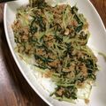 山パンのやまやん's cooksnap of when they made あんにゃのみず菜＆ツナの簡単丼♡.