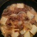 naonaomall's cooksnap of when they made 牛バラ肉で！コク旨！みそ味の肉豆腐♪.