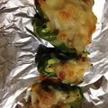 coto♪♪♪'s cooksnap of when they made ピーマンのツナチーズ焼き.