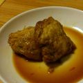 gungungunP's cooksnap of when they made 油揚げの挽肉詰め.
