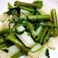 クックY08S17☆'s cooksnap of when they made 超簡単！空芯菜の塩炒め.