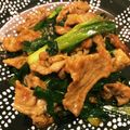 hhh1214's cooksnap of when they made ラー油でウマ辛☆豚ニラ炒め.