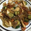 食べまくり's cooksnap of when they made カジキと夏野菜のオイスター炒め.