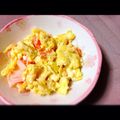 Cookじゃす's cooksnap of when they made 簡単お弁当☆カニカマと卵のマヨ炒め.