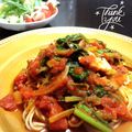 マイポ☆'s cooksnap of when they made バジルが香るパスタ トマトソース.