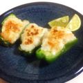 チョミ蔵's cooksnap of when they made ピーマンのえび詰め♪酒蒸し.