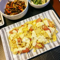 myrose's cooksnap of when they made 簡単♪エノキと卵と玉ねぎのチーズ焼き.