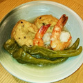 don_doko's cooksnap of when they made 万願寺とうがらしとがんもの煮物.