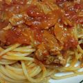 rikazou81's cooksnap of when they made ◆ツナとほうれん草のトマトスパゲッティ◆.