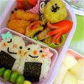 cocominu's cooksnap of when they made キャラ弁☆簡単おにぎりキャラご飯プレート.