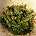 ちー＊＊'s cooksnap of when they made すりゴマたっぷり♪ いんげんのごま和え.
